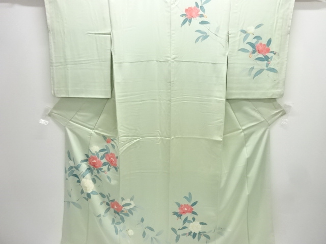 手描き友禅　牡丹模様訪問着